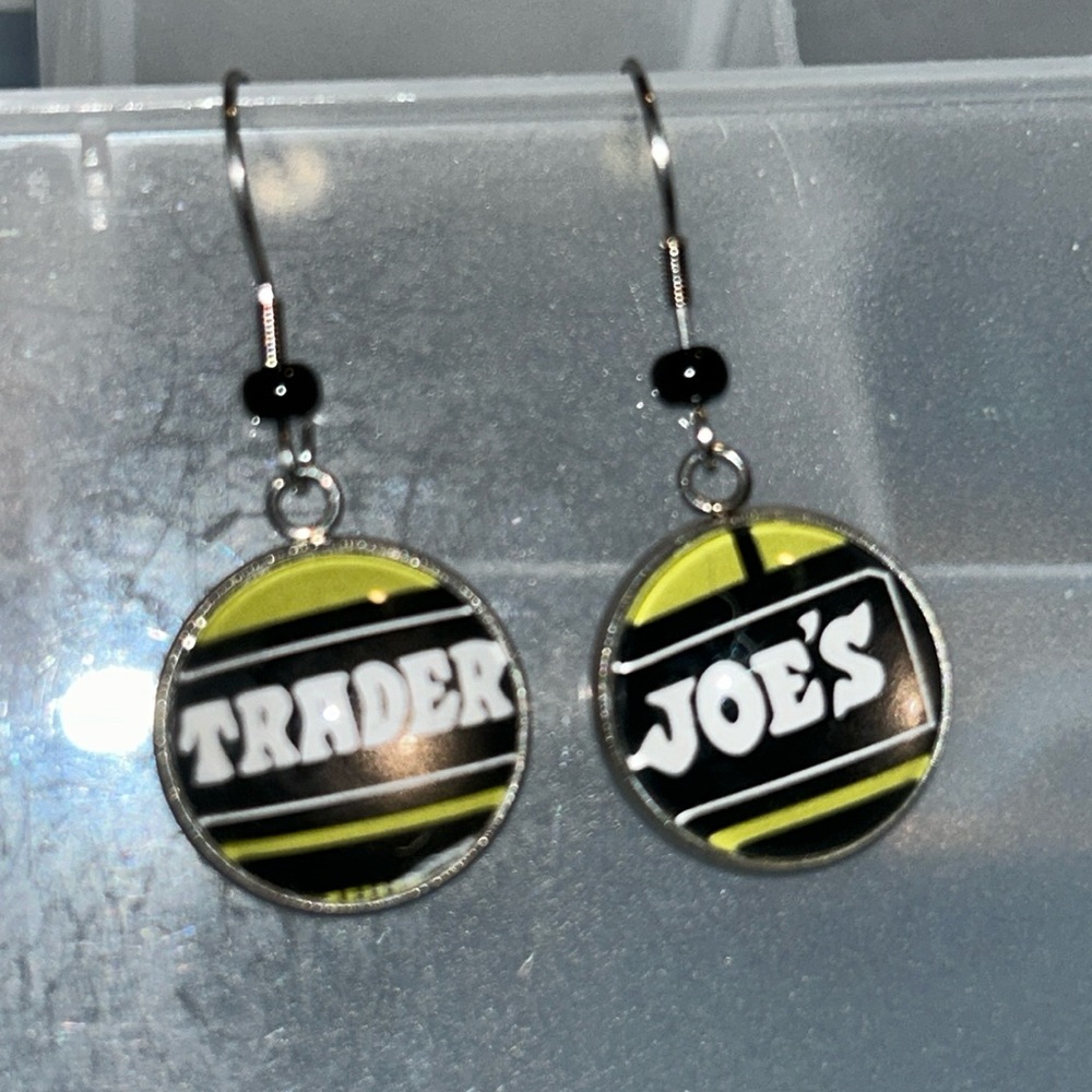 Trader Joe’s earrings 18mm light green